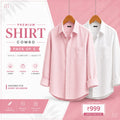 Men Monaco Vero Pure Linen Shirts (Pack of 2)