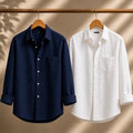 Men Monaco Vero Pure Linen Shirts (Pack of 2)